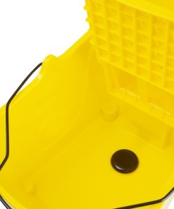 Jantex 30ltr Mop Bucket with Foot Pedal release - Yellow (FW866)