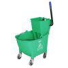 Jantex 30ltr Mop Bucket with Foot Pedal release - Green (FW867)