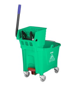 Jantex 30ltr Mop Bucket with Foot Pedal release - Green (FW867)