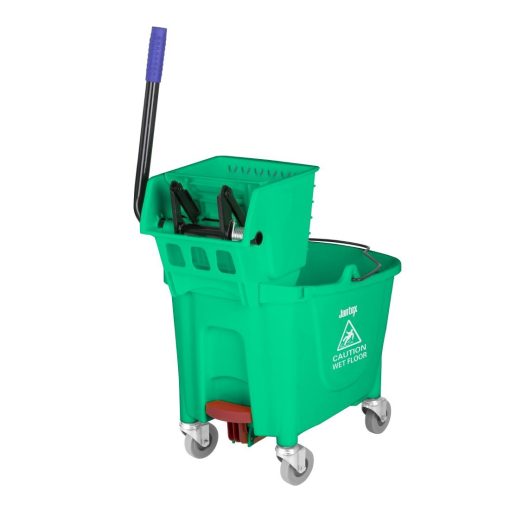 Jantex 30ltr Mop Bucket with Foot Pedal release - Green (FW867)