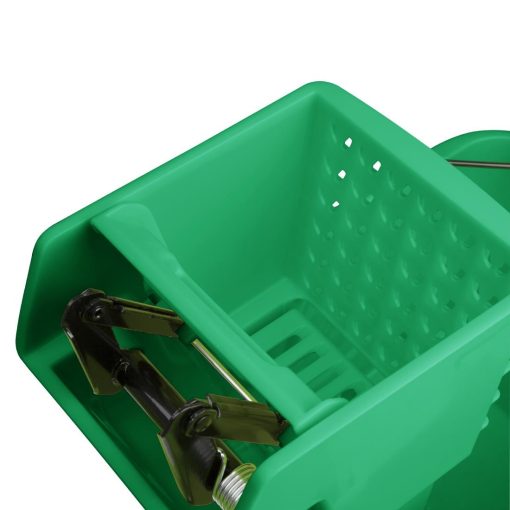 Jantex 30ltr Mop Bucket with Foot Pedal release - Green (FW867)