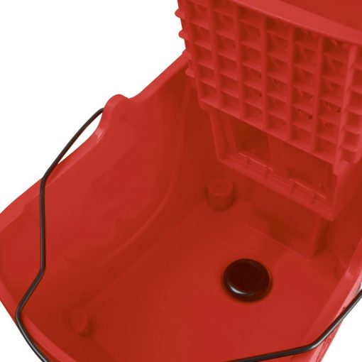 Jantex 30ltr Mop Bucket with Foot Pedal release - Red (FW868)