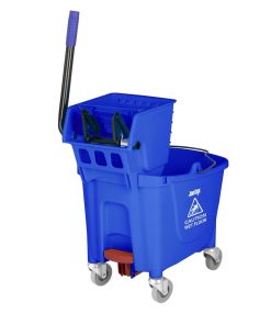 Jantex 30ltr Mop Bucket with Foot Pedal release - Blue (FW869)