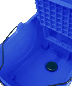 Jantex 30ltr Mop Bucket with Foot Pedal release - Blue (FW869)