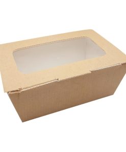 Huhtamaki Taste Small Food to Go Box with Window Pack of 360 (HP955)
