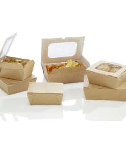 Huhtamaki Taste Medium Food to Go Box with Window Pack of 270 (HP956)