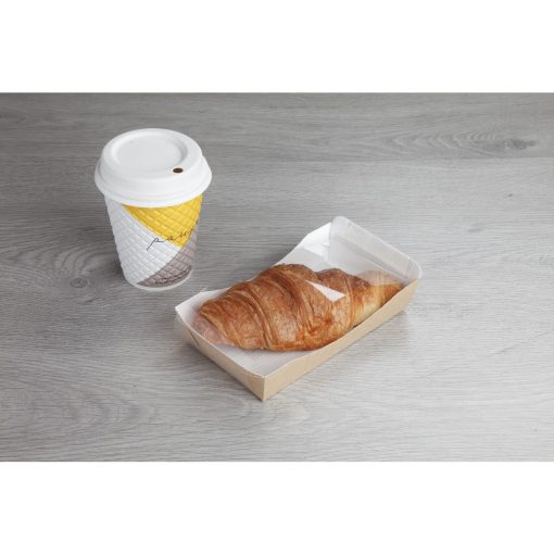 Huhtamaki Taste Croissant Tray with PET Film Sneezeguard Pack of 320 (HP963)