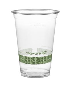 Vegware Compostable PLA Cold Cup 96-Series 16oz Pack of 1000 (HS966)