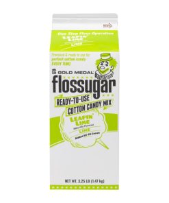 Flossugar Lime Ready to Use Cotton Candy Mix 1-47kg (HS990)