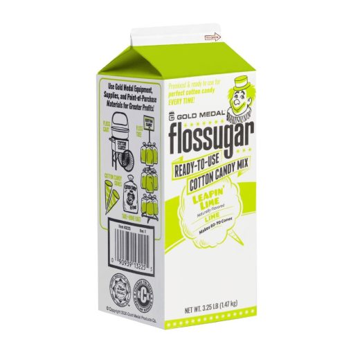 Flossugar Lime Ready to Use Cotton Candy Mix 1-47kg (HS990)