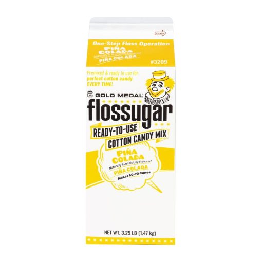 Flossugar Pina Colada Ready to Use Cotton Candy Mix 1-47kg (HS993)