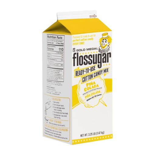 Flossugar Pina Colada Ready to Use Cotton Candy Mix 1-47kg (HS993)