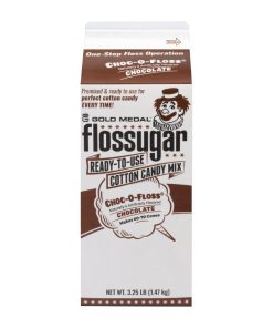 Flossugar Chocolate Ready to Use Cotton Candy Mix 1-47kg (HS994)