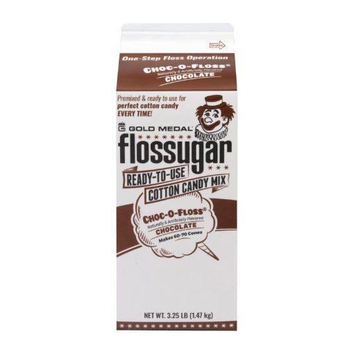 Flossugar Chocolate Ready to Use Cotton Candy Mix 1-47kg (HS994)