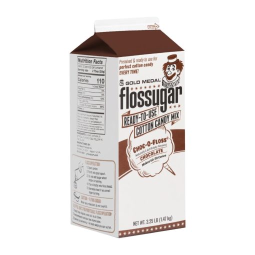 Flossugar Chocolate Ready to Use Cotton Candy Mix 1-47kg (HS994)