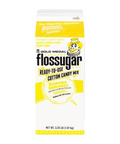 Flossugar Banana Ready to Use Cotton Candy Mix 1-47kg (HS995)