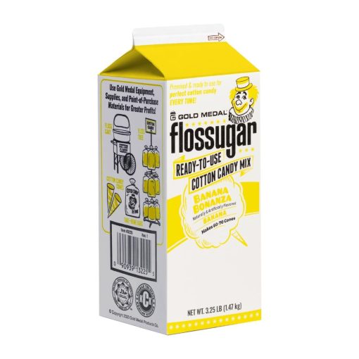 Flossugar Banana Ready to Use Cotton Candy Mix 1-47kg (HS995)