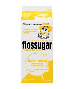 Flossugar Sour Lemon Ready to Use Cotton Candy Mix 1-47kg (HS997)