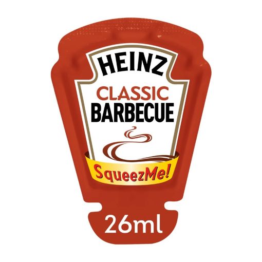 Heinz Classic BBQ SqueezMe Sachets 26ml Pack of 70 (HT393)