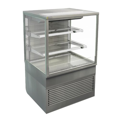 Cossiga Tower BTG Open Front Freestanding Multideck Display Fridge w-Hinged Stainless Rear Door 900mm (HT510)