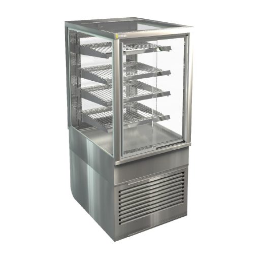 Cossiga Heated Freestanding Multideck Display w-Sliding Front and Rear Doors 600mm (HT513)