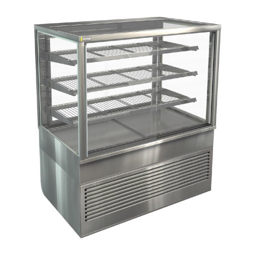 Cossiga Heated Freestanding Multideck Display w-Sliding Front and Rear Doors 1200mm (HT517)