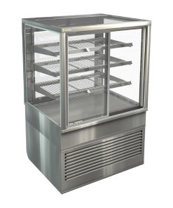 Cossiga Tower BTG Ambient Freestanding Multideck Display w-Front and Rear Sliding Doors 900mm (HT521)