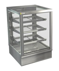 Cossiga Tower STG Heated Drop-in Display w-Solid Front Glass and Rear Sliding Doors 600mm (HT575)