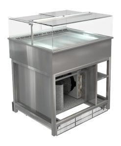 Cossiga LP PLUS Refrigerated Patisserie Display w-Ambient Storage 900mm (HT607)