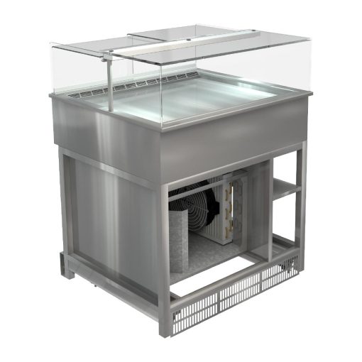 Cossiga LP PLUS Refrigerated Patisserie Display w-Ambient Storage 900mm (HT607)