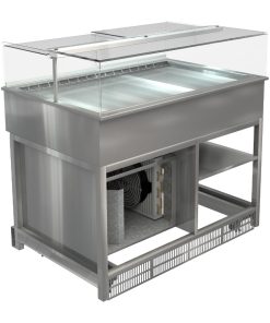 Cossiga LP PLUS Refrigerated Patisserie Display w-Ambient Storage 1200mm (HT608)