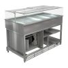 Cossiga LP PLUS Refrigerated Patisserie Display w-Ambient Storage 1500mm (HT609)