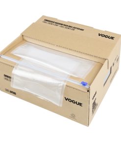 Vogue Vacuum Pack Roll with Cutter Box Embossed 200mm and 300mm Twin Pack (AP909)