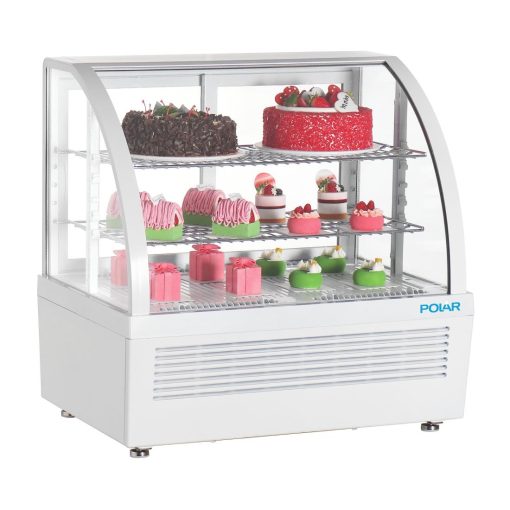 Polar C-Series Countertop Display Fridge White 100Ltr (CU637)