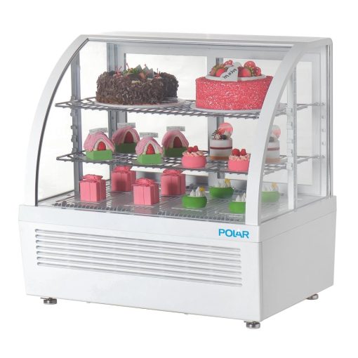 Polar C-Series Countertop Display Fridge White 100Ltr (CU637)