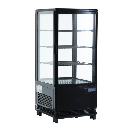 Polar C-Series Energy Efficient  Display Fridge Black 68Ltr (CX577)