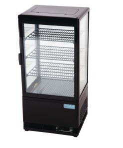 Polar C-Series Energy Efficient  Display Fridge Black 68Ltr (CX577)