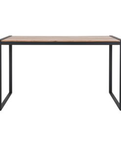 Bolero Steel and Acacia Industrial Bar Table 1800x900mm (DK905)