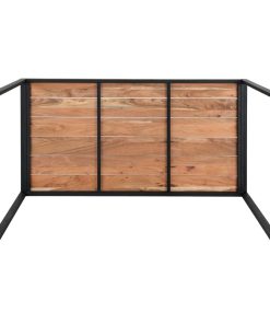 Bolero Steel and Acacia Industrial Bar Table 1800x900mm (DK905)