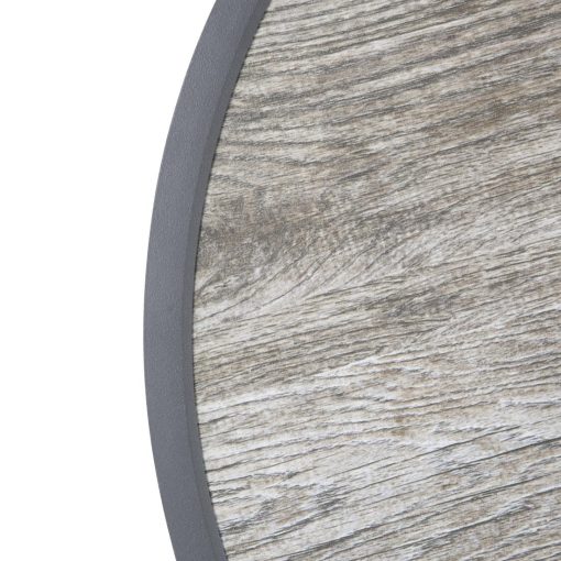 Bolero Fibre Glass Round Table Top Wood Effect 580mm (DL486)