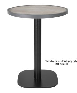 Bolero Fibre Glass Round Table Top Wood Effect 580mm (DL486)