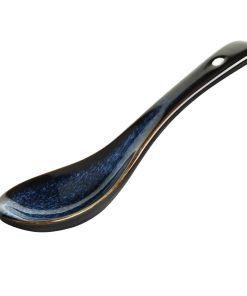 Olympia Luna Midnight Blue Soup Spoons Pack of 12 (DZ771)