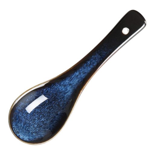 Olympia Luna Midnight Blue Soup Spoons Pack of 12 (DZ771)