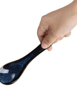 Olympia Luna Midnight Blue Soup Spoons Pack of 12 (DZ771)