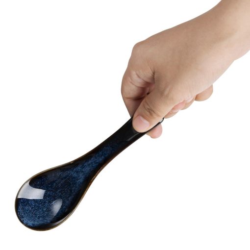 Olympia Luna Midnight Blue Soup Spoons Pack of 12 (DZ771)