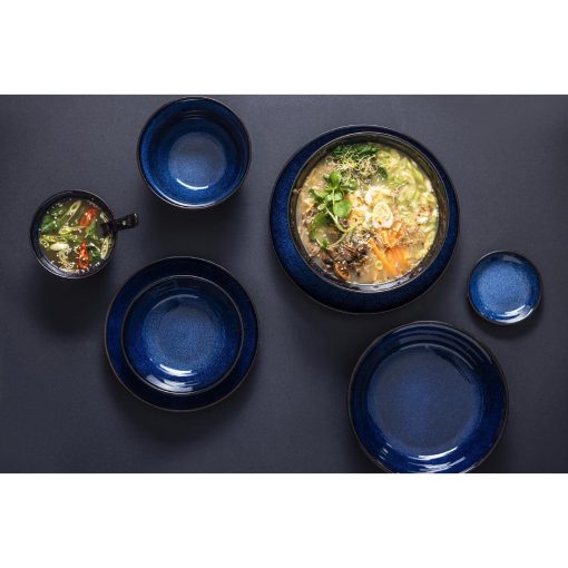 Olympia Luna Midnight Blue Coupe Bowls 210mm Pack of 4 (DZ773)