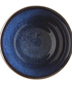 Olympia Luna Midnight Blue Footed Bowls 115mm Pack of 8 (DZ774)