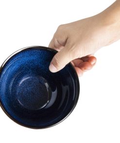 Olympia Luna Midnight Blue Footed Bowls 115mm Pack of 8 (DZ774)