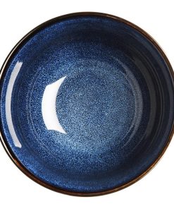 Olympia Luna Midnight Blue Footed Bowls 150mm Pack of 6 (DZ775)