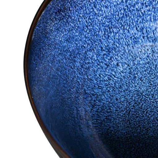 Olympia Luna Midnight Blue Footed Bowls 205mm Pack of 4 (DZ776)